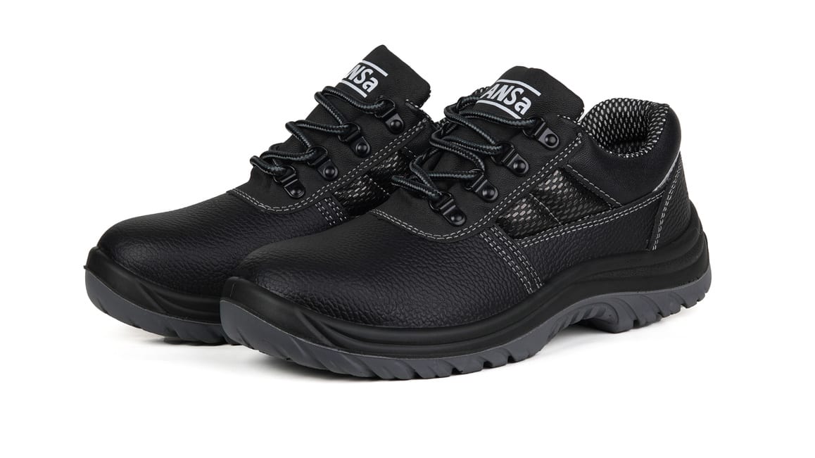 Giày bảo hộ ANSa Dylan Low màu đen, thấp cổ, mũi thép