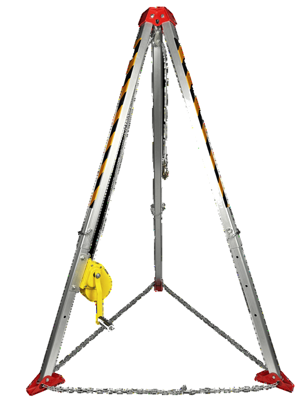 Tripod cứu hộ ANSa TP-020/030 khung hợp kim nhôm với tời cáp thép