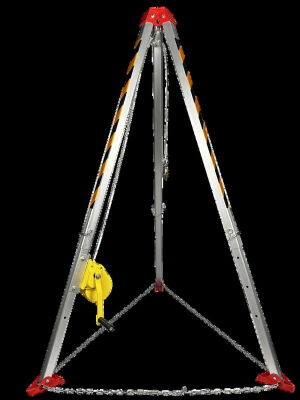Tripod cứu hộ ANSa TP-020/030 khung hợp kim nhôm với tời cáp thép